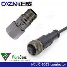 Vibrasens Sensorstecker Stecker 2poliger gerader Stecker 2poliger MIL-Serienstecker